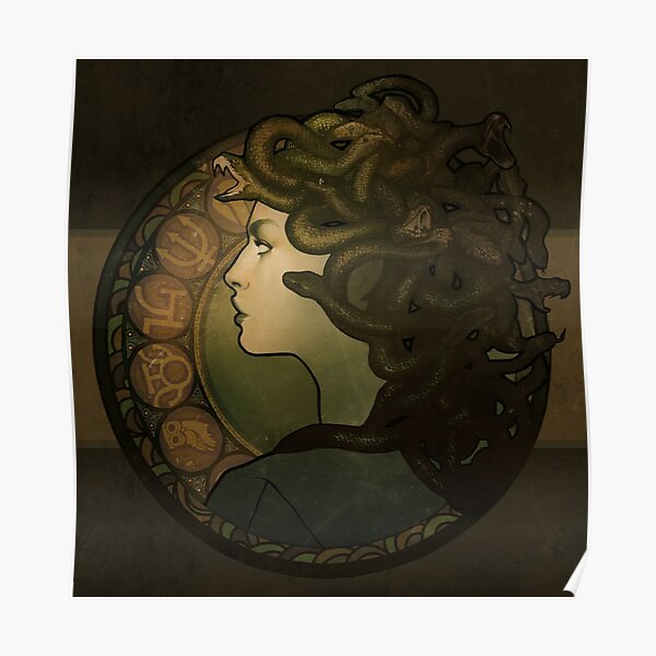 Medusa Nouveau Poster