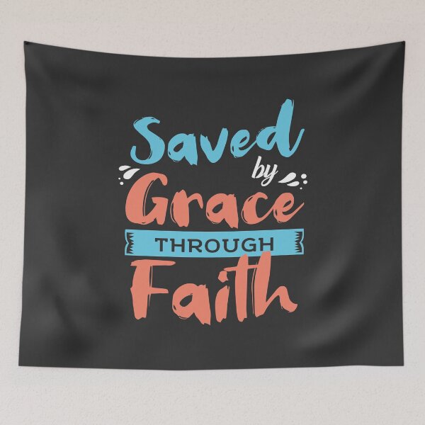 Item preview, Christian Bible Study Gift Saved by Grace Through Faith designed and sold by Maljonic.