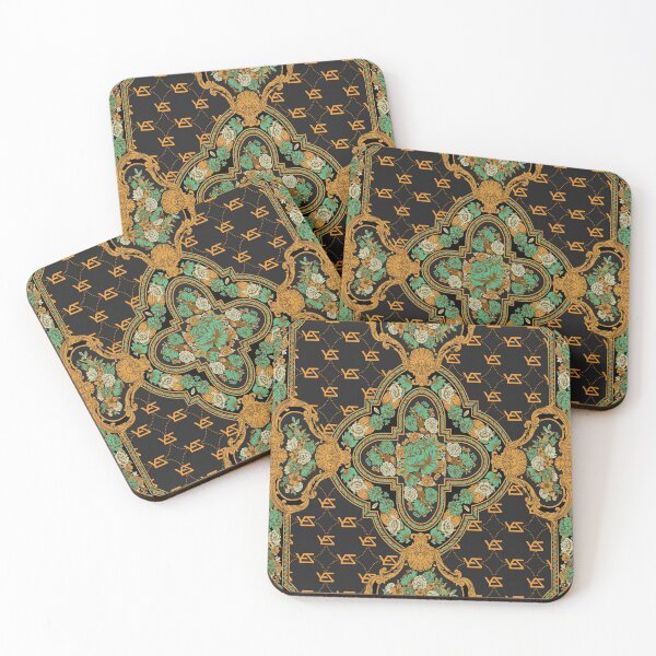 Item preview, All Over Print Luxury Lush Baroque Fluorescent Ornament designed and sold by yez.