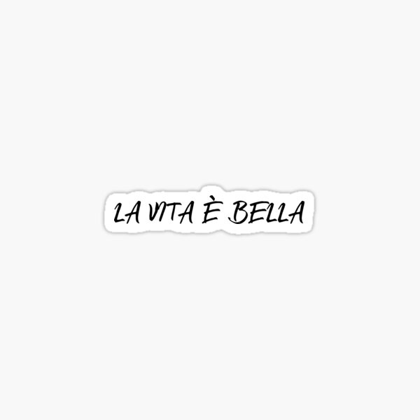 Item preview, La vita è bella - Life Is Beautiful designed and sold by casualforyou.