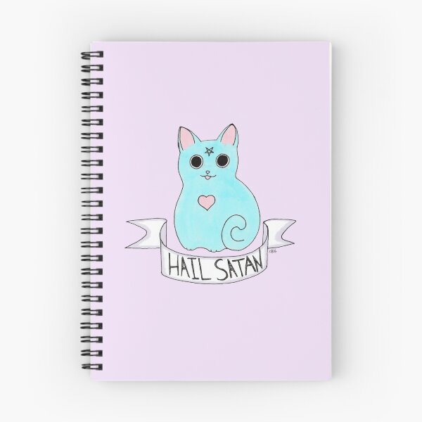 Item preview, Hail Satan cat designed and sold by KaliBlack.