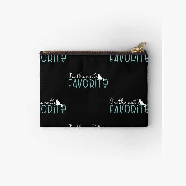 Item preview, I'm the Cat's Favorite Cute Cat Lady Pet Lover print designed and sold by doodabobs.