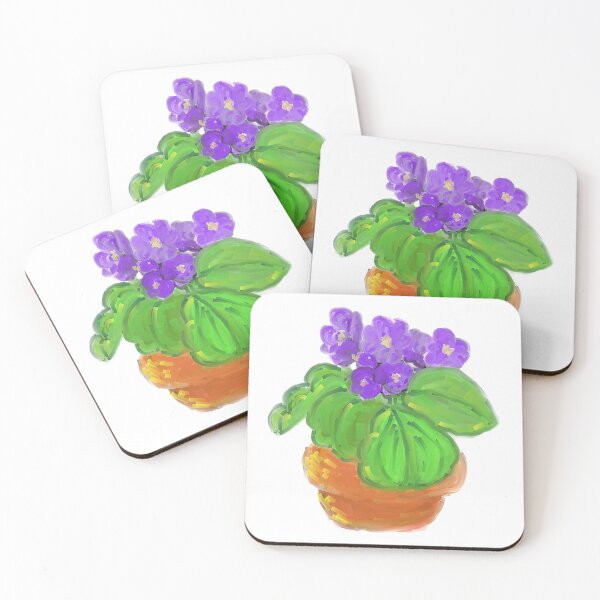 Item preview, African Violet in a Pot designed and sold by Betty Mackey.