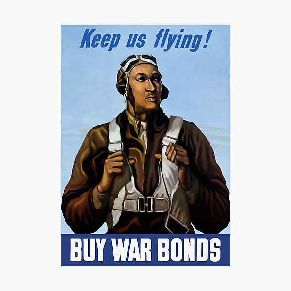 Item preview, Tuskegee Airmen - Keep Us Flying - WW2 designed and sold by warishellstore.