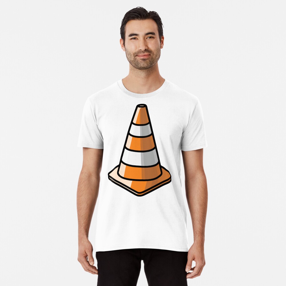 Traffic Cone - Orange and White