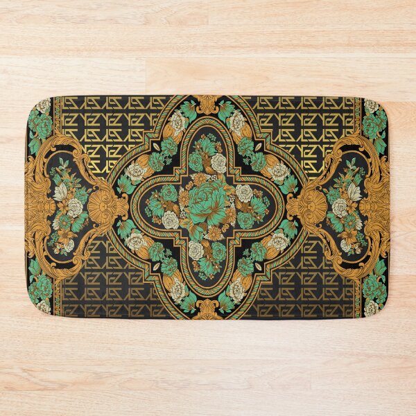 Item preview, All Over Print Luxury Lush Vintage Fluorescent Ornament  designed and sold by yez.