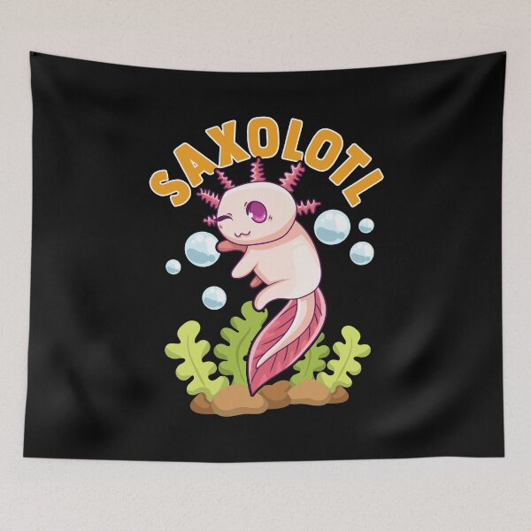 Item preview, Cute & Funny Saxolotl Adorable Sax Playing Axolotl designed and sold by perfectpresents.