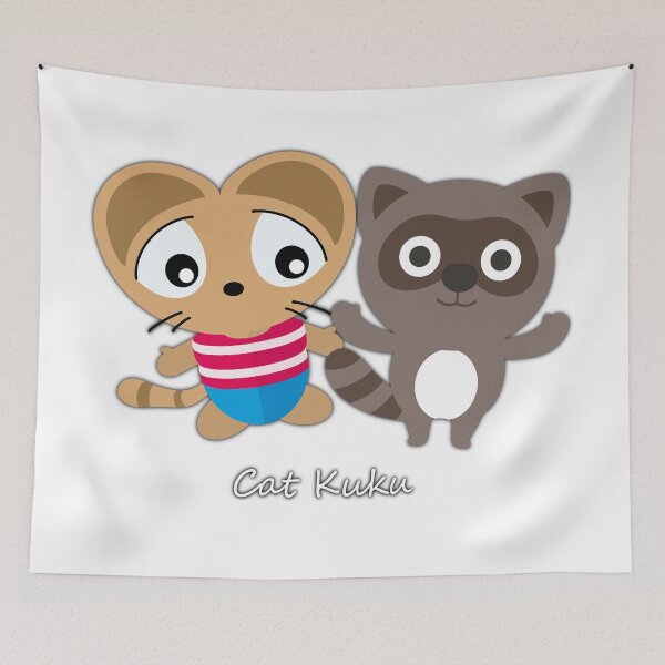 Item preview, Baby gift ideas Cat Kuku - Raccoon Edition designed and sold by Bubsimouse.