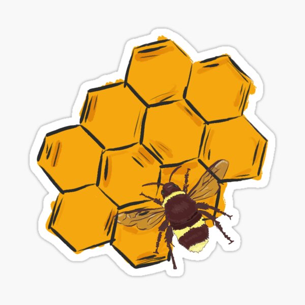 Item preview, honey bee  designed and sold by shaunaramsay.