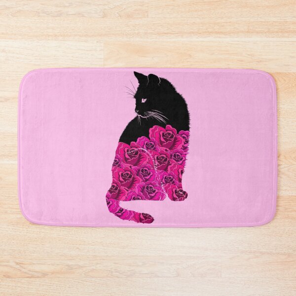 Item preview, Kitty Full of Pink Roses designed and sold by Sweetie Spicy.