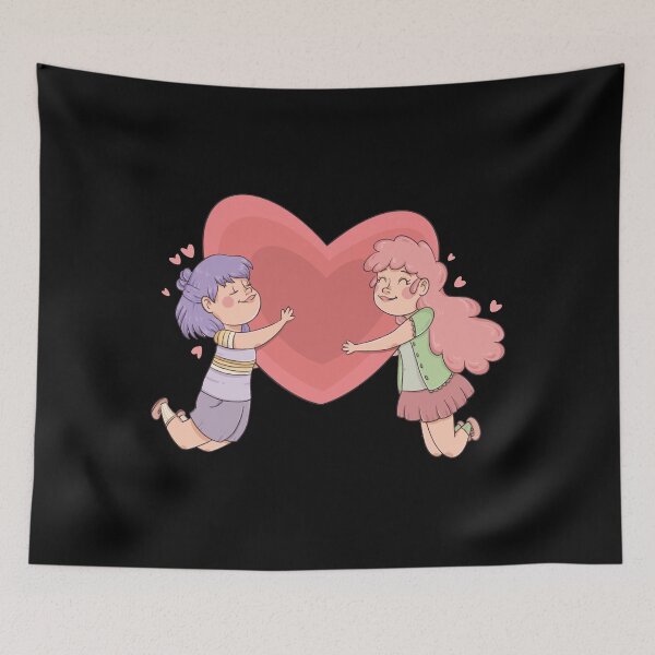 Item preview, Girls Love Heart designed and sold by ThiagoBeck.