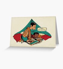 Troy and Abed's Dope Adventures Greeting Card