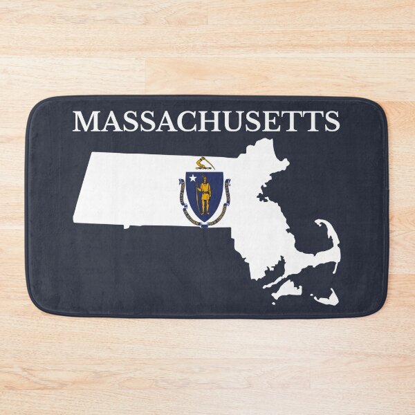 Item preview, Massachusetts Flag Map designed and sold by marosharaf.