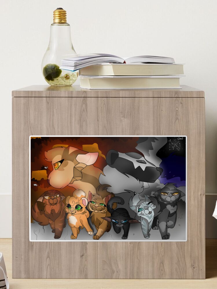 Warrior Cats the new prophecy Art Board Print for Sale by vibepatterns