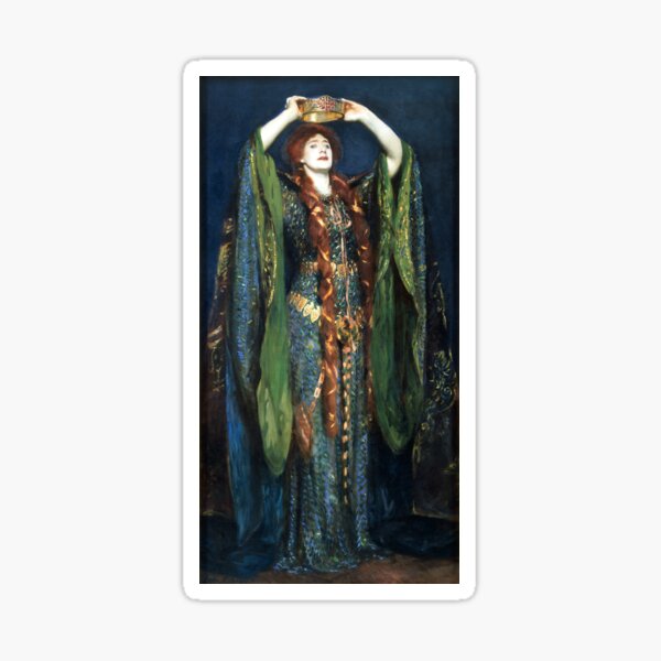 Vista previa del artículo con la obra «Ellen Terry como Lady MacBeth - John Singer Sargent 1899», diseñado y vendido por forgottenbeauty.