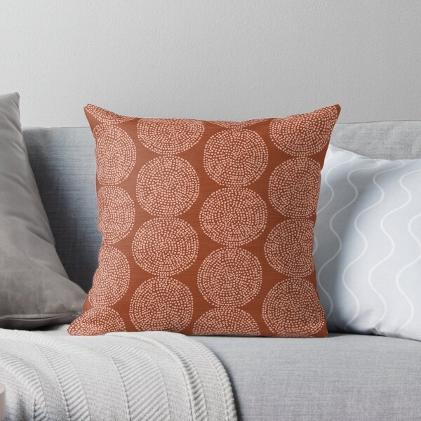 Beech in Rust Throw Pillow