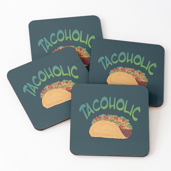 Item preview, Tacoholic fun graphic taco design designed and sold by StephJChild.