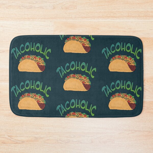 Item preview, Tacoholic fun graphic taco design designed and sold by StephJChild.