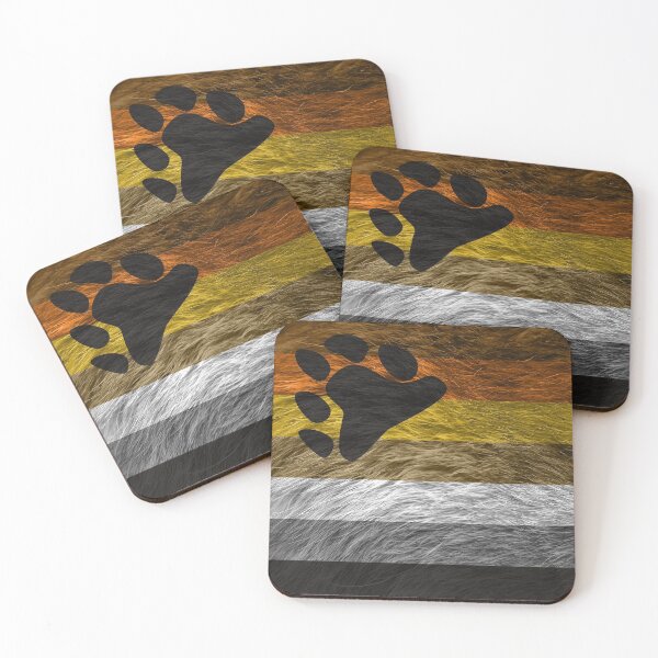 Bear Pride Coasters (Set of 4)