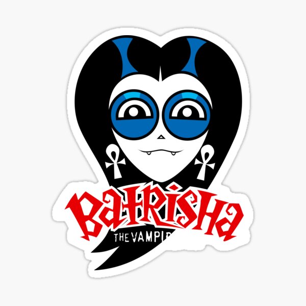 Batrisha the Vampire Girl, by Dillon Naylor. Design number 1: "Head", hosted Sticker