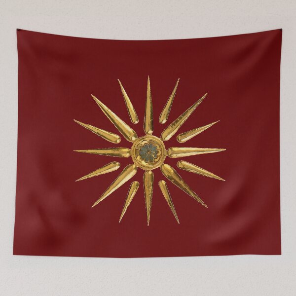 Item preview, Macedonian Sun Ancient Symbol Design designed and sold by Pikmi.