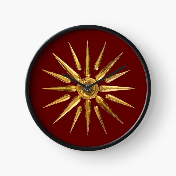 Vista previa del artículo con la obra «Diseño del antiguo símbolo del sol macedonio», diseñado y vendido por Pikmi.