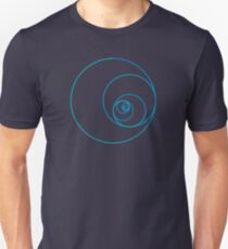 Two Golden Ratio Spirals Slim Fit T-Shirt