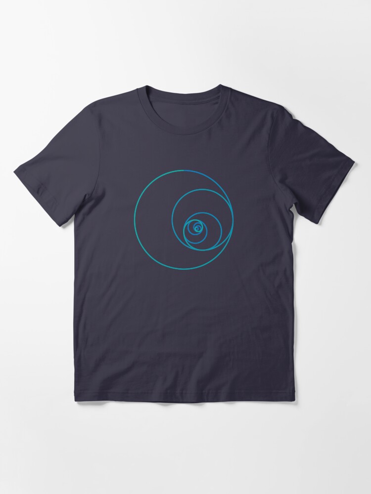 Alternate view of Two Golden Ratio Spirals Essential T-Shirt