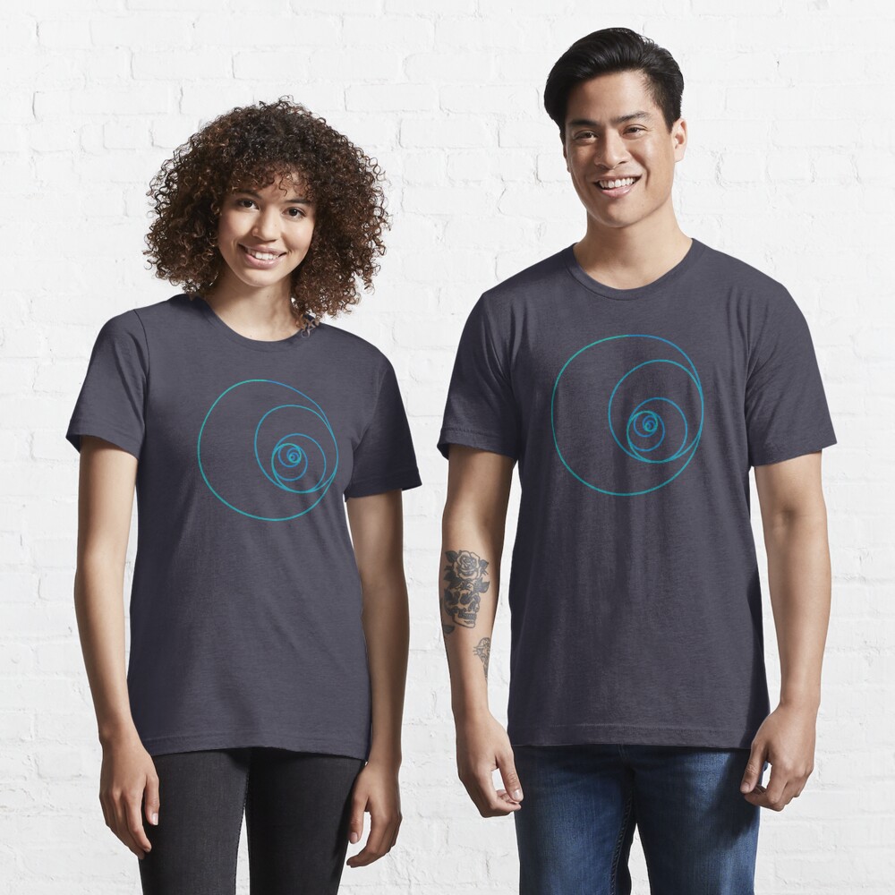 Two Golden Ratio Spirals Essential T-Shirt