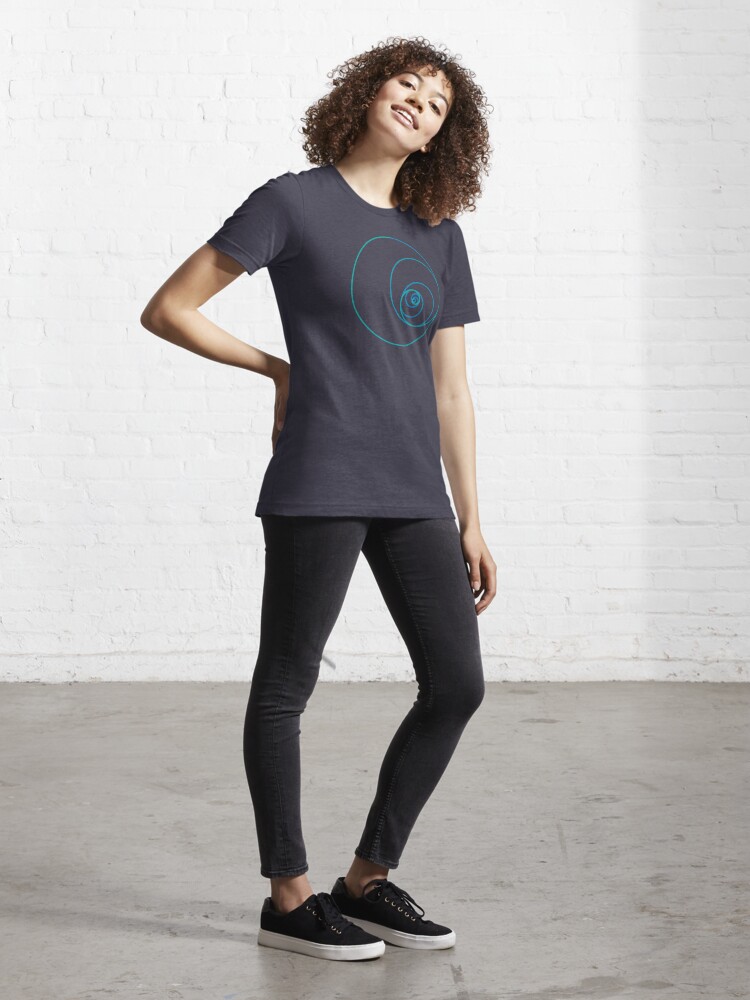 Alternate view of Two Golden Ratio Spirals Essential T-Shirt