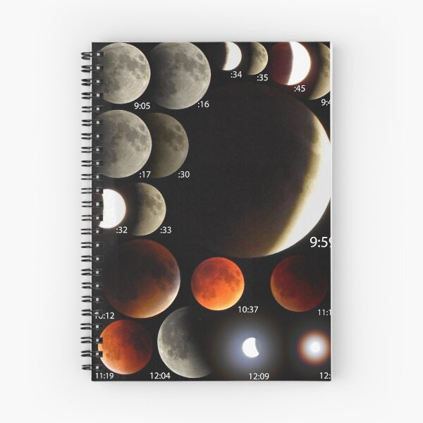 Item preview, 2015 Lunar Eclipse - Blood Moon Phases designed and sold by sensameleon.