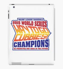 Chicago Cubs World Series Champions - Back to the Future iPad Case/Skin