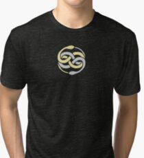 Auryn From The Never Ending Story - Gold Silver Tri-blend T-Shirt