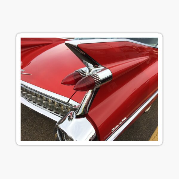 Caddy tail light - things with wings! Sticker