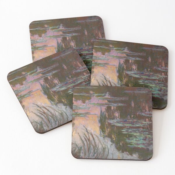 Item preview, Water Lilies, Setting Sun Claude Monet designed and sold by RBEnt.