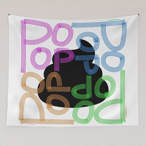 Item preview,  Large Poops and Pooh silhouette  designed and sold by weavernap.