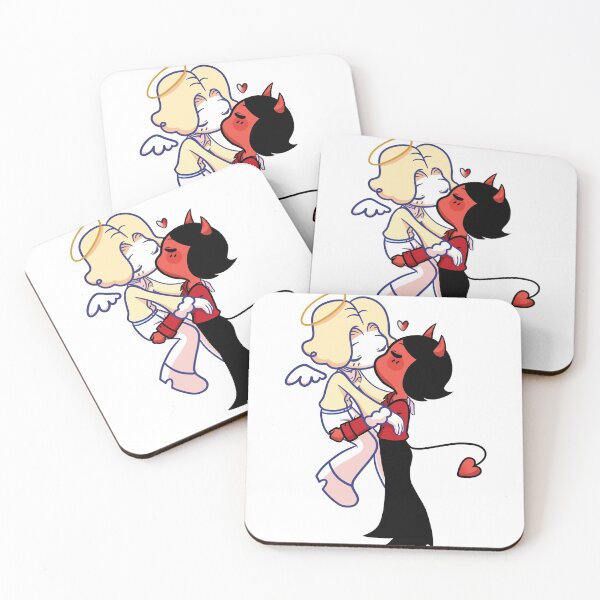 Item preview, Demon + Angel Couple designed and sold by englishriviera.