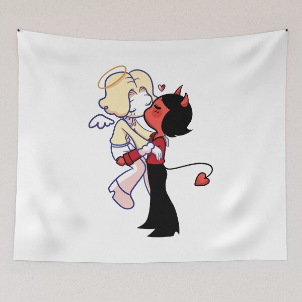 Item preview, Demon + Angel Couple designed and sold by englishriviera.