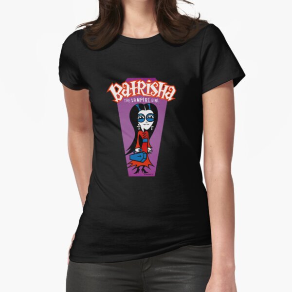 Batrisha the Vampire Girl, by Dillon Naylor. Design number 2: "Coffin", hosted Fitted T-Shirt