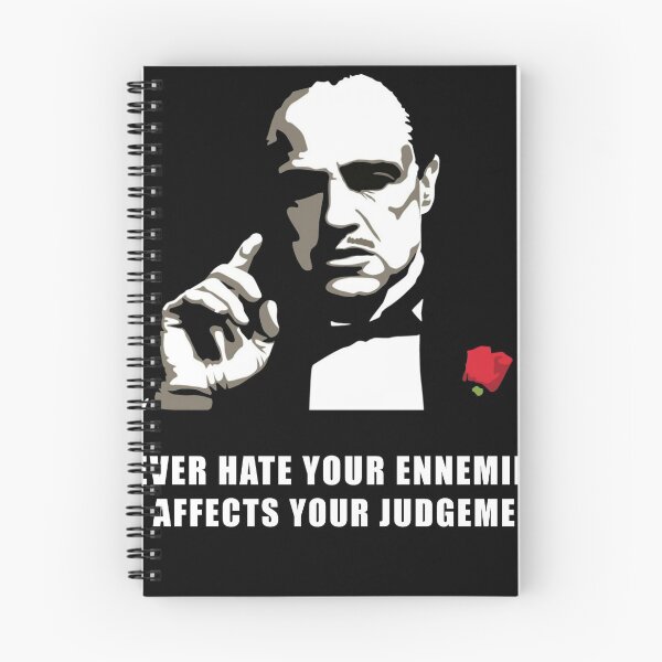 Aperçu de l'œuvre Parrain "Never hate your ennemies. It affects your judgement"  créée et vendue par HachiKobe.