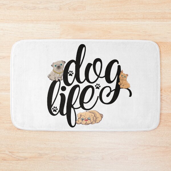 Item preview, Dog Life Bulldog Pug Mops designed and sold by Bliss Find And Design.