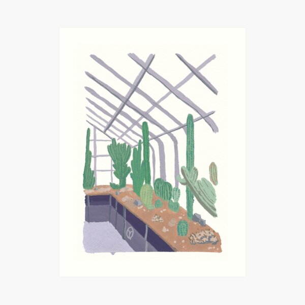 Desert Greenhouse Art Print