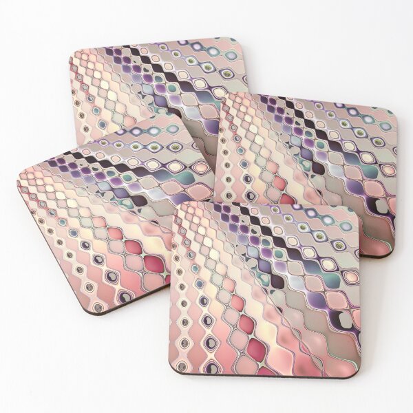 Item preview, Pink Beaded Retro Pattern designed and sold by pinkal.