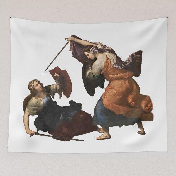 Item preview, Women Gladiators - Ladies Fighting With Swords & Shields designed and sold by emovendo.