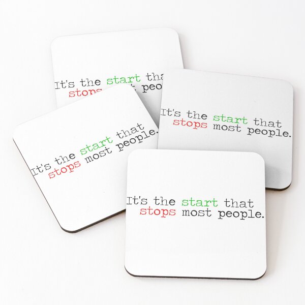 Item preview, It's the start that stops most people designed and sold by money33fuller.