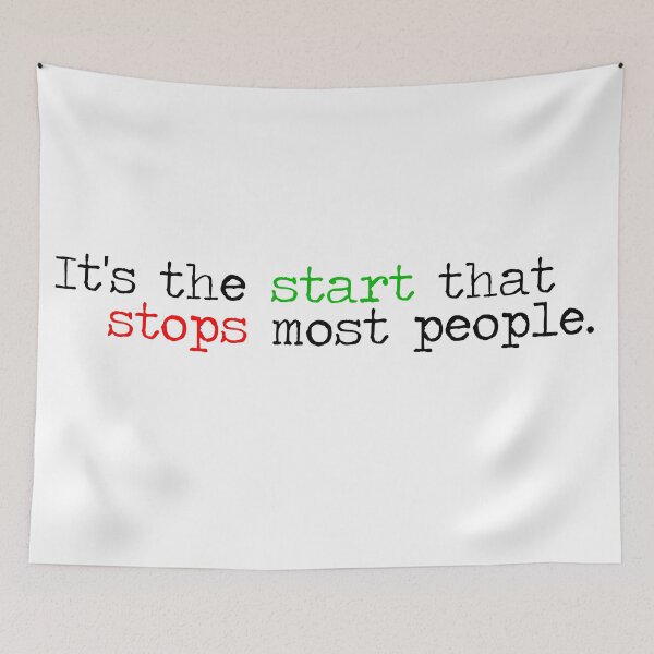 Item preview, It's the start that stops most people designed and sold by money33fuller.