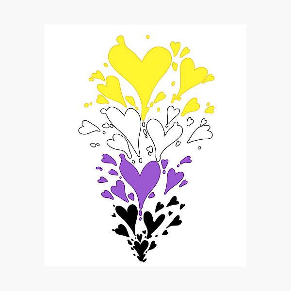 Item preview, Loveheart - Nonbinary designed and sold by Wissler.