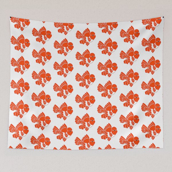 Item preview, Oranda Red and White Goldfish Logo 20 B designed and sold by Nosnah.