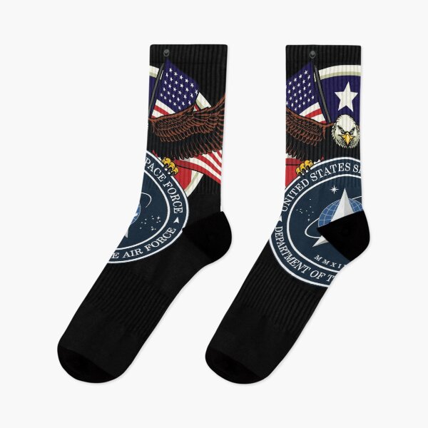 Item preview, New 2020 Space Force Logo With Bald Eagle American Flag designed and sold by BGCollections.