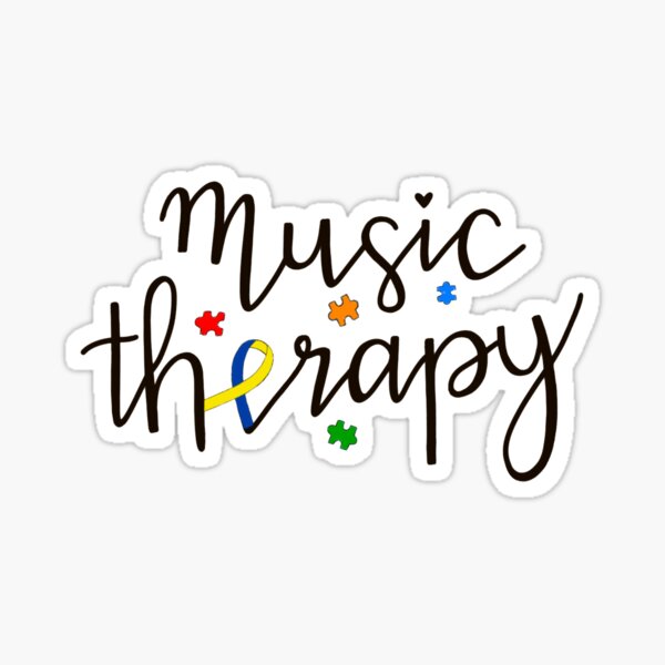 Music Therapy Awareness Sticker